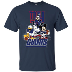 Mickey Mouse New York Giants American Football Nfl Sports Shirt Men Cotton T-Shirt Men Cotton T-Shirt - amzapparel
