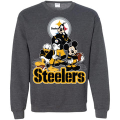 Mickey Mouse Pittsburgh Steelers American Football Nfl Sports Shirt Crewneck Pullover Sweatshirt Crewneck Pullover Sweatshirt - amzapparel