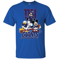 Mickey Mouse New York Giants American Football Nfl Sports Shirt Men Cotton T-Shirt Men Cotton T-Shirt - amzapparel
