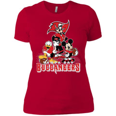 Mickey Mouse Tampa Bay Buccaneers American Football Nfl Sports Shirt Women Cotton T-Shirt Women Cotton T-Shirt - amzapparel