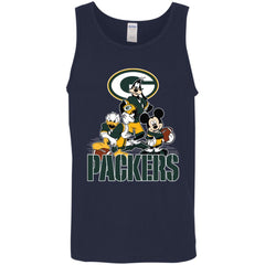 Mickey Mouse Green Bay Packer American Football Nfl Sports Shirt Men Cotton Tank Men Cotton Tank - amzapparel