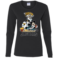 Mickey Mouse Jacksonville Jaguar American Football Nfl Sports Shirt Women Long Sleeve Shirt Women Long Sleeve Shirt - amzapparel