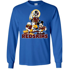 Mickey Mouse Washington Redskins American Football Nfl Sports Shirt Men Long Sleeve Shirt Men Long Sleeve Shirt - amzapparel