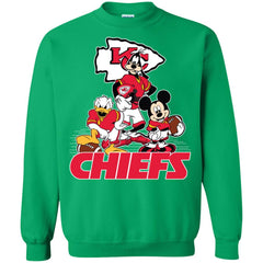 Mickey Mouse Kansas City Chiefs American Football Nfl Sports Shirt Crewneck Pullover Sweatshirt Crewneck Pullover Sweatshirt - amzapparel