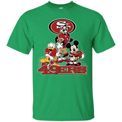 Mickey Mouse San Francisco 49ers American Football Nfl Sports Shirt Men Cotton T-Shirt Men Cotton T-Shirt - amzapparel