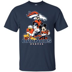 Mickey Mouse Denver Broncos American Football Nfl Sports Shirt Men Cotton T-Shirt Men Cotton T-Shirt - amzapparel