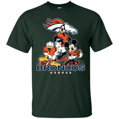Mickey Mouse Denver Broncos American Football Nfl Sports Shirt Men Cotton T-Shirt Men Cotton T-Shirt - amzapparel