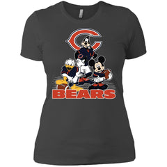 Mickey Mouse Chicago Bears American Football Nfl Sports Shirt Women Cotton T-Shirt Women Cotton T-Shirt - amzapparel