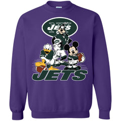 Mickey Mouse New York Jets American Football Nfl Sports Shirt Crewneck Pullover Sweatshirt Crewneck Pullover Sweatshirt - amzapparel