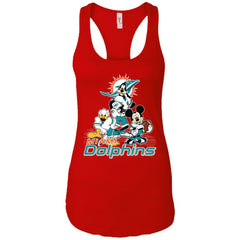 Mickey Mouse Miami Dolphins American Football Nfl Sports Shirt Women Tank Top Women Tank Top - amzapparel
