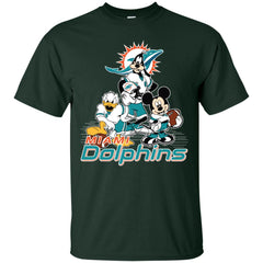 Mickey Mouse Miami Dolphins American Football Nfl Sports Shirt Men Cotton T-Shirt Men Cotton T-Shirt - amzapparel