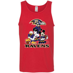 Mickey Mouse Baltimore Ravens American Football Nfl Sports Shirt Men Cotton Tank Men Cotton Tank - amzapparel