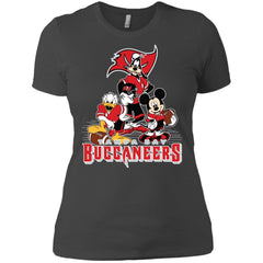 Mickey Mouse Tampa Bay Buccaneers American Football Nfl Sports Shirt Women Cotton T-Shirt Women Cotton T-Shirt - amzapparel