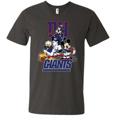 Mickey Mouse New York Giants American Football Nfl Sports Shirt Men V-Neck T-Shirt Men V-Neck T-Shirt - amzapparel