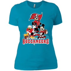 Mickey Mouse Tampa Bay Buccaneers American Football Nfl Sports Shirt Women Cotton T-Shirt Women Cotton T-Shirt - amzapparel