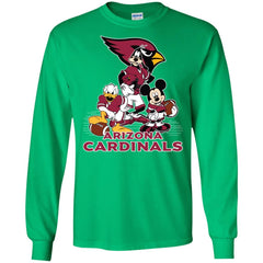 Mickey Mouse Arizona Cardinals American Football Nfl Sports Shirt Men Long Sleeve Shirt Men Long Sleeve Shirt - amzapparel