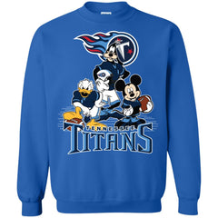 Mickey Mouse Tennessee Titans American Football Nfl Sports Shirt Crewneck Pullover Sweatshirt Crewneck Pullover Sweatshirt - amzapparel