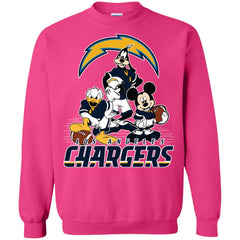 Mickey Mouse Los Angeles Chargers American Football Nfl Sports Shirt Crewneck Pullover Sweatshirt Crewneck Pullover Sweatshirt - amzapparel