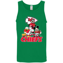 Mickey Mouse Kansas City Chiefs American Football Nfl Sports Shirt Men Cotton Tank Men Cotton Tank - amzapparel
