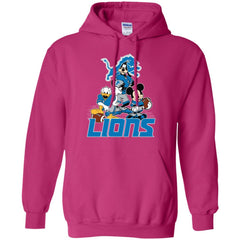 Mickey Mouse Detroit Lions American Football Nfl Sports Shirt Pullover Hoodie Sweatshirt Pullover Hoodie Sweatshirt - amzapparel