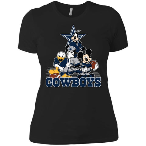 NFL Football Dallas Cowboys Cheerful Mickey Disney Shirt T Shirt