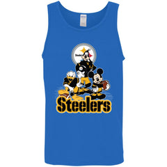 Mickey Mouse Pittsburgh Steelers American Football Nfl Sports Shirt Men Cotton Tank Men Cotton Tank - amzapparel