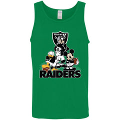 Mickey Mouse Oakland Raiders American Football Nfl Sports Shirt Men Cotton Tank Men Cotton Tank - amzapparel
