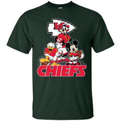 Mickey Mouse Kansas City Chiefs American Football Nfl Sports Shirt Men Cotton T-Shirt Men Cotton T-Shirt - amzapparel