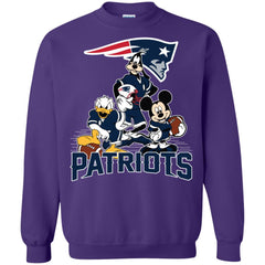 Mickey Mouse New England Patriots American Football Nfl Sports Shirt Crewneck Pullover Sweatshirt Crewneck Pullover Sweatshirt - amzapparel
