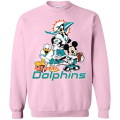 Mickey Mouse Miami Dolphins American Football Nfl Sports Shirt Crewneck Pullover Sweatshirt Crewneck Pullover Sweatshirt - amzapparel