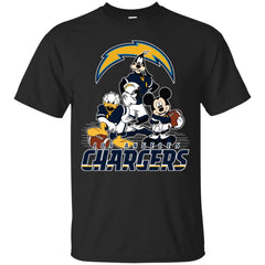 Mickey Mouse Los Angeles Chargers American Football Nfl Sports Shirt Men Cotton T-Shirt Men Cotton T-Shirt - amzapparel