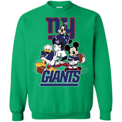 Mickey Mouse New York Giants American Football Nfl Sports Shirt Crewneck Pullover Sweatshirt Crewneck Pullover Sweatshirt - amzapparel