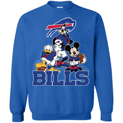 Mickey Mouse Buffalo Bills American Football Nfl Sports Shirt Crewneck Pullover Sweatshirt Crewneck Pullover Sweatshirt - amzapparel