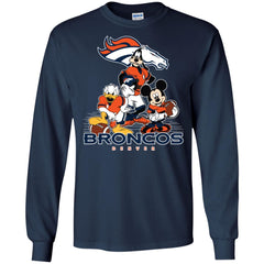 Mickey Mouse Denver Broncos American Football Nfl Sports Shirt Men Long Sleeve Shirt Men Long Sleeve Shirt - amzapparel