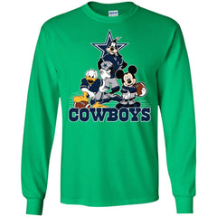 Mickey Mouse Dallas Cowboys American Football Nfl Sports Shirt Men Long Sleeve Shirt Men Long Sleeve Shirt - amzapparel
