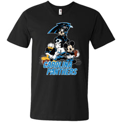 Mickey Mouse Carolina Panthers American Football Nfl Sports Shirt Men V-Neck T-Shirt Men V-Neck T-Shirt - amzapparel