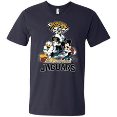 Mickey Mouse Jacksonville Jaguar American Football Nfl Sports Shirt Men V-Neck T-Shirt Men V-Neck T-Shirt - amzapparel