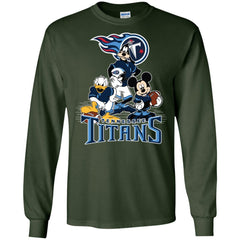 Mickey Mouse Tennessee Titans American Football Nfl Sports Shirt Men Long Sleeve Shirt Men Long Sleeve Shirt - amzapparel