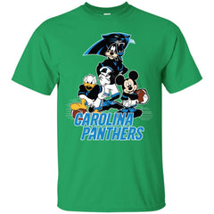 Mickey Mouse Carolina Panthers American Football Nfl Sports Shirt Men Cotton T-Shirt Men Cotton T-Shirt - amzapparel