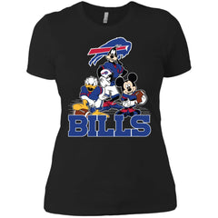 Mickey Mouse Buffalo Bills American Football Nfl Sports Shirt Women Cotton T-Shirt Women Cotton T-Shirt - amzapparel
