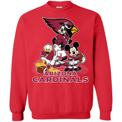Mickey Mouse Arizona Cardinals American Football Nfl Sports Shirt Crewneck Pullover Sweatshirt Crewneck Pullover Sweatshirt - amzapparel
