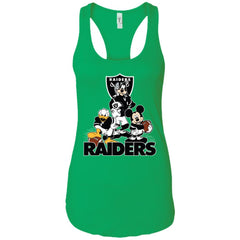 Mickey Mouse Oakland Raiders American Football Nfl Sports Shirt Women Tank Top Women Tank Top - amzapparel