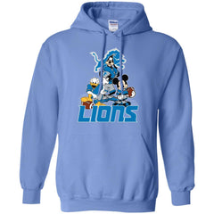 Mickey Mouse Detroit Lions American Football Nfl Sports Shirt Pullover Hoodie Sweatshirt Pullover Hoodie Sweatshirt - amzapparel