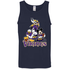 Mickey Mouse Minnesota Vikings American Football Nfl Sports Shirt Men Cotton Tank Men Cotton Tank - amzapparel