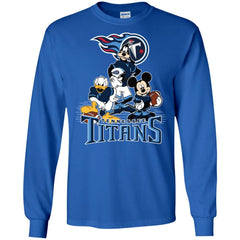 Mickey Mouse Tennessee Titans American Football Nfl Sports Shirt Men Long Sleeve Shirt Men Long Sleeve Shirt - amzapparel