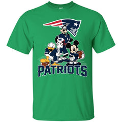 Mickey Mouse New England Patriots American Football Nfl Sports Shirt Men Cotton T-Shirt Men Cotton T-Shirt - amzapparel