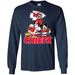 Mickey Mouse Kansas City Chiefs American Football Nfl Sports Shirt Men Long Sleeve Shirt Men Long Sleeve Shirt - amzapparel