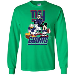 Mickey Mouse New York Giants American Football Nfl Sports Shirt Men Long Sleeve Shirt Men Long Sleeve Shirt - amzapparel