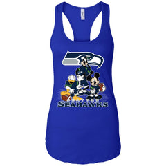 Mickey Mouse Seattle Seahawks American Football Nfl Sports Shirt Women Tank Top Women Tank Top - amzapparel