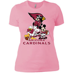 Mickey Mouse Arizona Cardinals American Football Nfl Sports Shirt Women Cotton T-Shirt Women Cotton T-Shirt - amzapparel